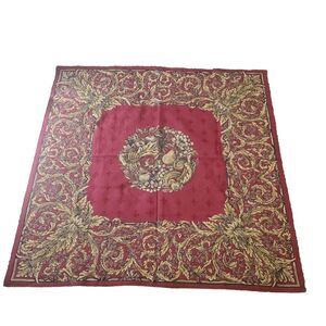 Vintage Goblys Made In France Fruit Tapestry 57"X 57"